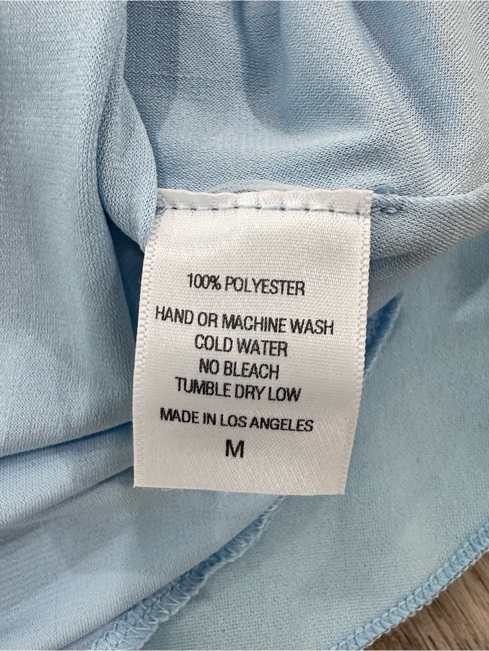 Lucy in the sky bodycon sleeveless ruffle tiered dress light blue medium - Picture 8 of 8